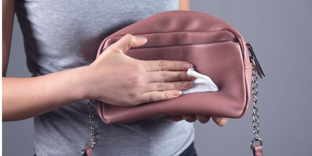 how to clean bags