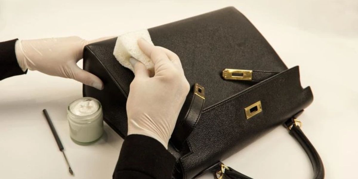 way to clean bags without damaging it